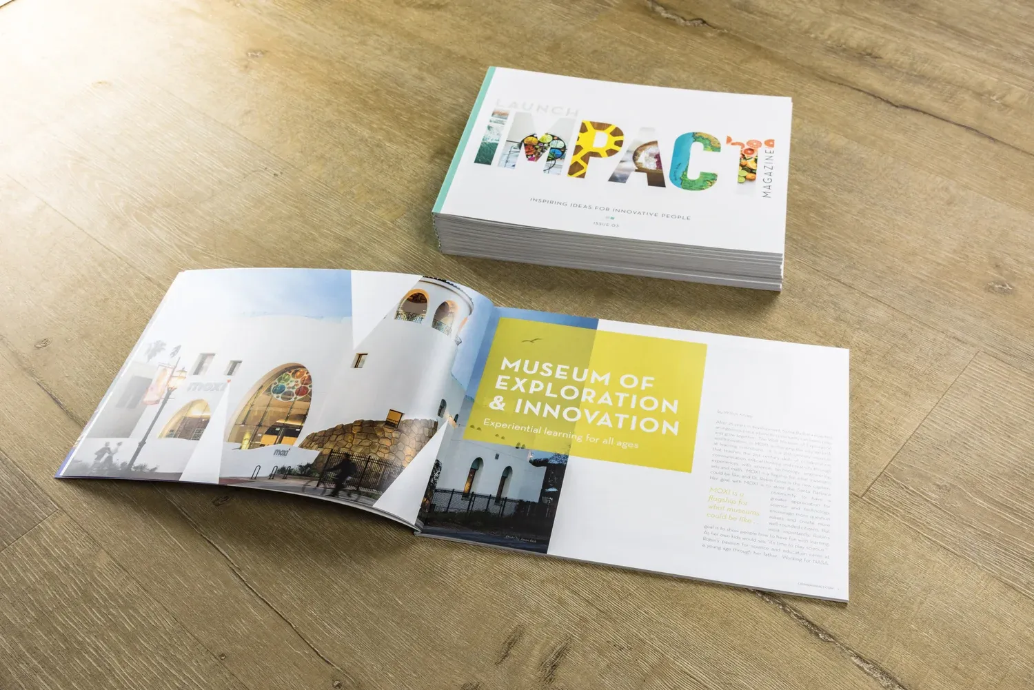 Impact magazine editorial design by Wonder and Wit