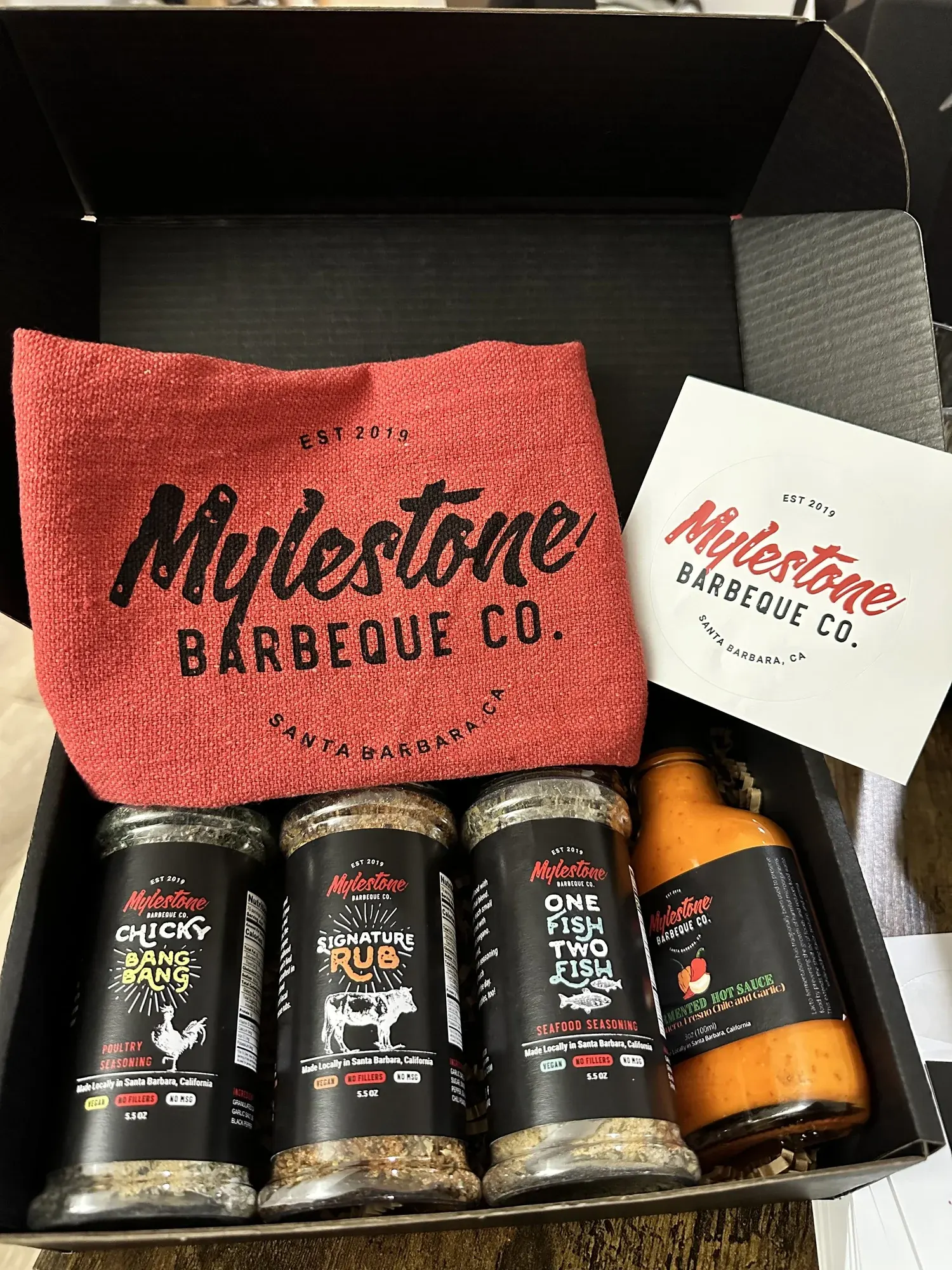 Mylestone BBQ packaging