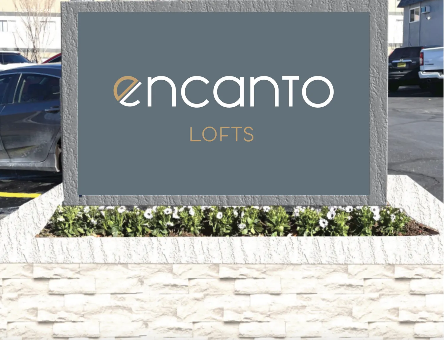 Encanto Lofts brand work