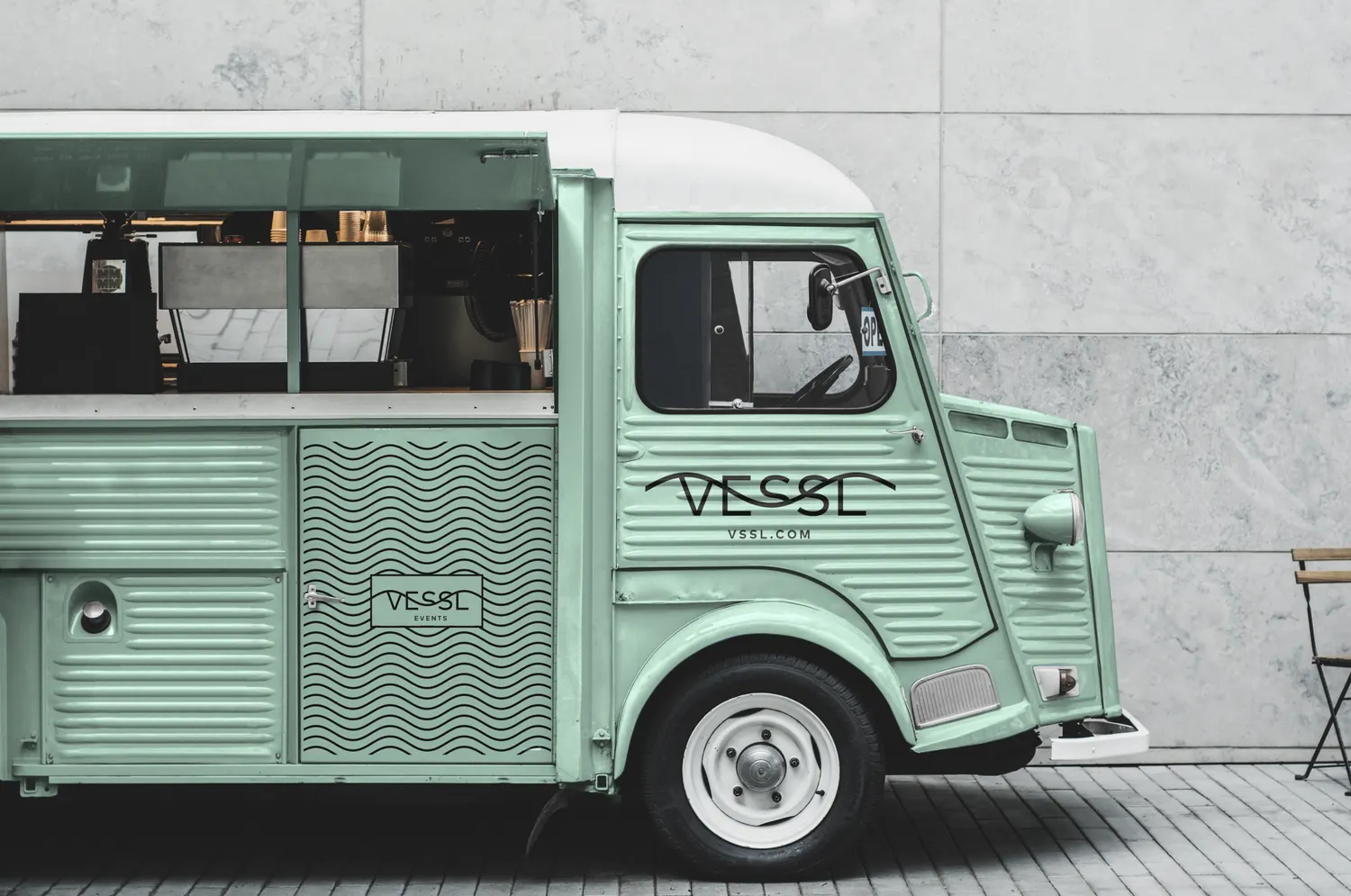 Vessl brand work by Wonder and Wit